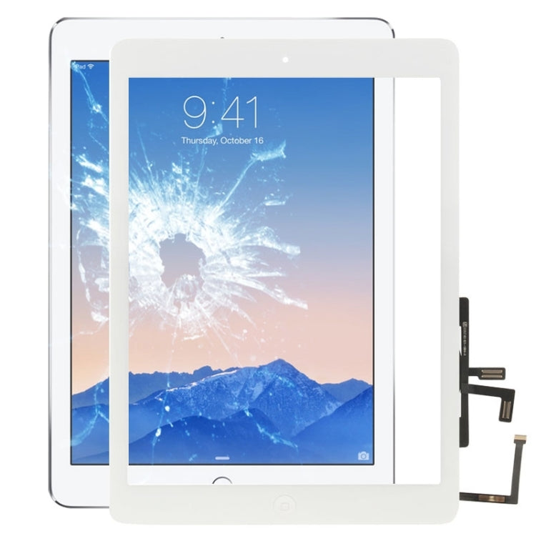 Controller Button + Home Key Button PCB Membrane Flex Cable + Touch Panel Installation Adhesive,  Touch Panel for iPad Air / iPad 5, For Apple iPad Air / iPad 5