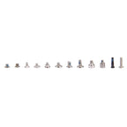 52 PCS Full Screws Set Kit Repair  Parts for iPhone 5, For iPhone 5 Black