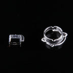 100 PCS Transparent Plastic Camera Lens Frame for iPhone 5 & 5S & 5C, 100pcs Camera Frame