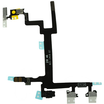 Original Switch Flex Cable (Power Button Volume and Silent Switch Keypad) for iPhone 5, For iPhone 5