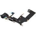 Original Tail Connector Charger Flex Cable + Headphone Audio Jack Ribbon Flex Cable for iPhone 5, For iPhone 5