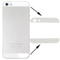 OEM Version Back Cover Top & Bottom Glass Lens for iPhone 5 (Golden), For 5, OEM For iPhone 5 Black, OEM For iPhone 5 White
