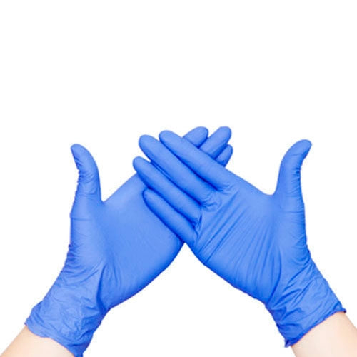 100 PCS AMMEX Durable Disposable Nitrile Rubber Gloves, Size: S