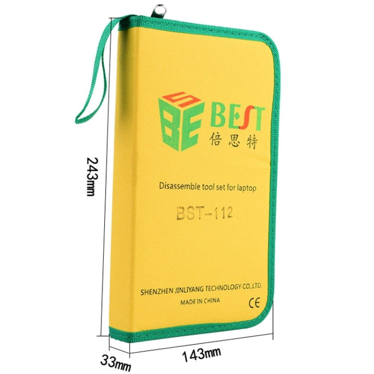 BEST BST-112 22 in 1 Profession Multi-purpose Repair Tool Set for Mobile Phone / Laptop Computer, BST-112