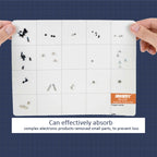 JAKEMY JM-Z09 25cm x 20cm Magnetic Project Mat with Marker Pen for iPhone / Samsung Repairing Tools, JM-Z09