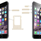 Card Tray & Volume Control Key & Screen Lock Key & Mute Switch Vibrator Key  Kit for iPhone 6, For iPhone 6 (Kit), For iPhone 6