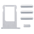 Full Assembly  Housing Cover for iPhone 6, Including Back Cover & Card Tray & Volume Control Key & Power Button & Mute Switch Vibrator Key, For iPhone 6(with side kyes)
