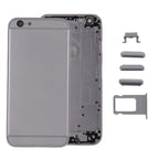 6 in 1 for iPhone 6 (Back Cover + Card Tray + Volume Control Key + Power Button + Mute Switch Vibrator Key + Sign) Full Assembly Housing Cover, For iPhone 6 (6 in 1)