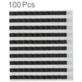 100 PCS for iPhone 6 Home Key Iron Buckle Conductive Cotton Pads Sticker, For 6