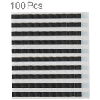 100 PCS for iPhone 6 Home Key Iron Buckle Conductive Cotton Pads Sticker, For 6