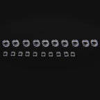 Front Facing Camera Module Bezel with Sensor Retaining Bracket  for iPhone 6 & 6 Plus, 100 pairs, For 6 Plus & iPhone 6