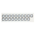 100 PCS for iPhone 6s Back Camera Sponge Foam Slice Pads, For iPhone 6s