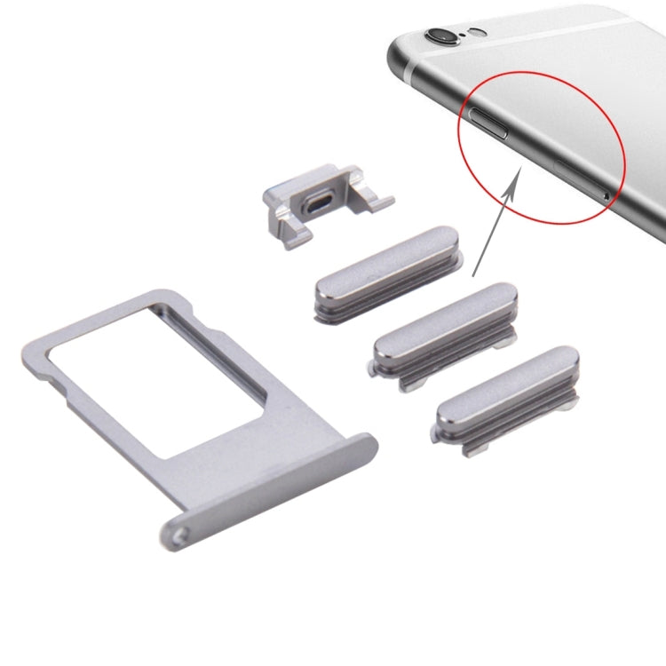 Card Tray Upper Key for iPhone 6s (Silver), For iPhone 6s(Rose Gold ), For iPhone 6s