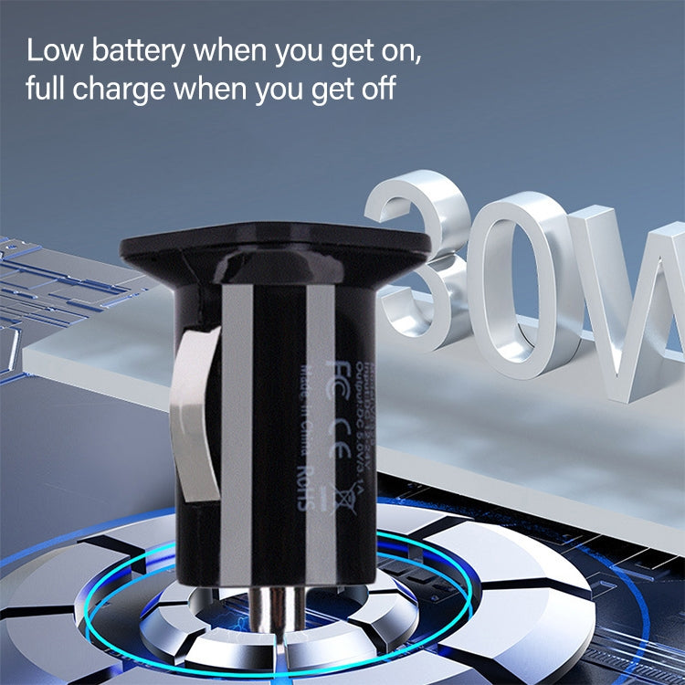 High Performance 2.1A + 1A Dual USB Port Car Charger for iPad Air 2 & Air & 4, iPhone 6 & 6 Plus & 5C & 5S & 4 & 4S, iPod touch, Galaxy Tablet / Note Series and Other Mobile Phone, Navigators
