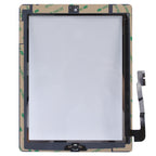 (Controller Button + Home Key Button PCB Membrane Flex Cable + Touch Panel Installation Adhesive)  Touch Panel for New iPad (iPad 3), For New iPad+Adhesive, For New iPad + Adhesive