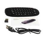 C120 T10 Fly Air Mouse 2.4GHz Rechargeable Wireless Keyboard Remote Control for Android TV Box / PC, Wireless Keyboard