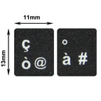 Italian Learning Keyboard Layout Sticker for Laptop / Desktop Computer Keyboard, Italian