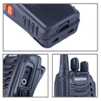 2 PCS BAOFENG BF-888S Portable CB Radio Walkie Talkie Retevis UHF 5W 16CH Radio FM Transceiver