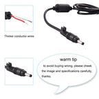 x 1.6mm DC Male Power Cable for Laptop Adapter, Length: 1.2m