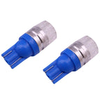 2 PCS T10 1.5W 60LM 1 LED Dark Blue COB LED Brake Light for Vehicles, DC12V