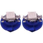 2 PCS B8.4 0.2W 12LM 1 LED SMD 5050 LED Instrument Light Bulb Dashboard Light for Vehicles, DC 12V, 0.2W B8.4