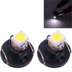 2 PCS T3 White Light 0.1W 5LM 1 LED SMD 3528 LED Instrument Light Bulb Dashboard Light for Vehicles, DC 12V, T3 0.1W