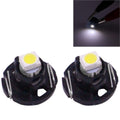 2 PCS T4.2 White Light 0.1W 5LM 1 LED SMD 3528 LED Instrument Light Bulb Dashboard Light for Vehicles, DC 12V, 0.1W T4.2