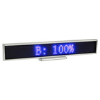 Display Resolution: 128 x 16 Pixels, Length: 41cm, Blue, Green, 黄光