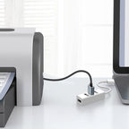 4 Ports USB 2.0 HUB for Apple Computer, for Apple Computer(White), for Apple Computer(Black)