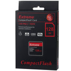 128GB Extreme Compact Flash Card, 400X Read  Speed, up to 60 MB/S (100% Real Capacity), 128GB