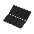 16 in 1 Memory Card Protective Case Box for 16 TF Cards, 8 TF + 8 TF Silver, 8 TF + 8 TF Black, 8 TF + 8 TF Pink