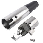 3 Pin XLR Female Plug Microphone Connector Adapter, XLR Female