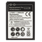 1500mAh Replacement Battery for Galaxy Y / S5360, Neutral 1500mAh