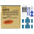 2450mAh High Capacity Gold Replacement Battery for Galaxy Express 2 / G3815 / G3818 / G3819 / G3812, Gold 2450mAh