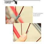OQSPORT 12 PCS Bicycle Wheel Spoke Reflector Reflective Mount Clip Tube Warning Light Strip