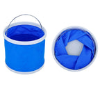 9L Multifunctional Foldable Bucket for Car Washing / Fishing / Storage, Random Color Delivery, Foldable Bucket