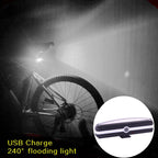 RPL-2266 5-mode 100LM USB Rechargeable Bicycle COB LED Taillights, RPL-2266(White Light), RPL-2266