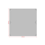 Waterproof Oxford Cloth 420D Oxford Material Camping Picnic Beach Tent Roof Tarp (Size: 215x215cm), 215x215cm Amry Green, 215x215cm Grey, 215x215cm Blue, 215x215cm Orange