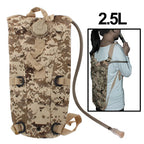 2.5L Duffle Nylon Waterbag Backpack with Tube / Waterbag, 2.5L (Black), 2.5L