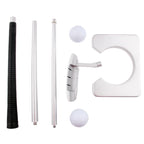 Executive Travel Indoor Golf Wooden Club Putter Kit, Golf Club Kit