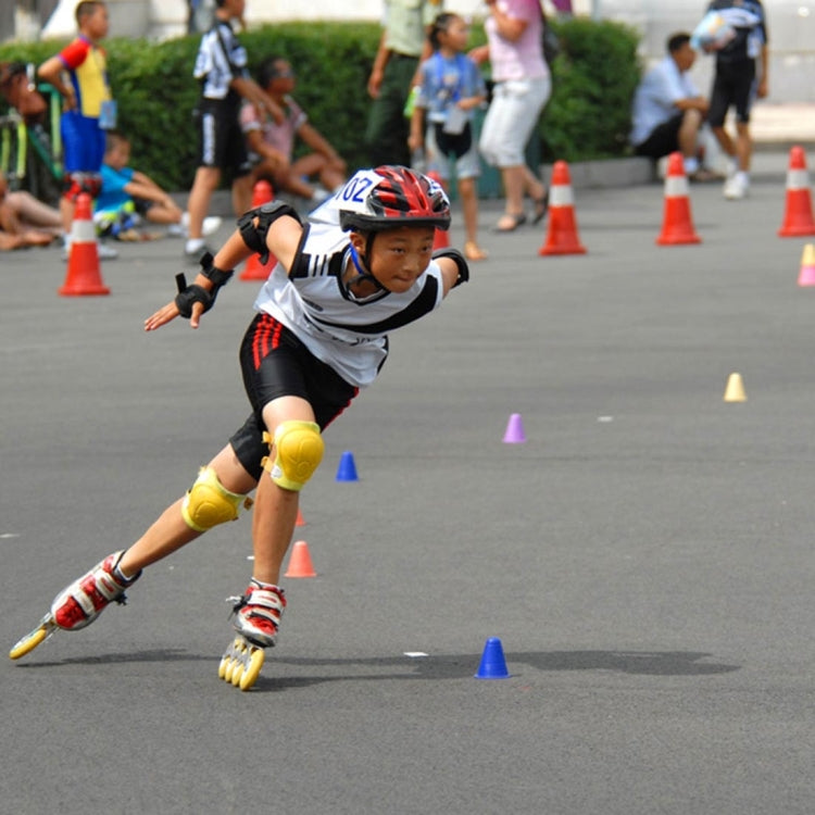 6 in 1 Roller Skate Knee & Elbow & Wrist Pads Protective Gear Sets, Gear Sets(Dark Blue), Gear Sets(Purple), Gear Sets(Blue), Gear Sets(Pink), Gear Sets(Black)