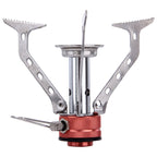 WH-S001 Outdoor Portable Ultra Mini Stainless Steel Gas Stove Camping Gas Stove, WH-S001