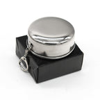 Stainless Steel Retractable Outdoor Cup  Size: 85 x 72 x 72 mm (Big), Size: 85 x 72 x 72 mm