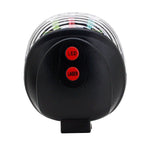 Shell Shape Bicycle Safety Rear Warning Tail Light with 2 Laser Beams and Colorful Lights, Shell Shape Colorful Lights