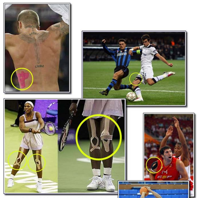 Subsection Waterproof Kinesiology Tape Sports Muscles Care Therapeutic Bandage (2.5cm x 5m), Size: 2.5m x 2.5cm