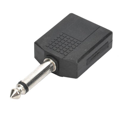 6.35mm Male to Dual Female Splitters (5 Pcs in One Package, the Price is for 5 Pcs), 6.35mm Male to Dual Female