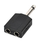 6.35mm Male to Dual Female Splitters (5 Pcs in One Package, the Price is for 5 Pcs), 6.35mm Male to Dual Female