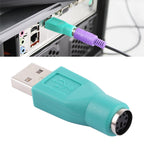 USB A Plug to mini DIN6 female Adapter (PS/2 to USB), PS/2 Female to USB Male