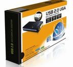 USB 2.0 to VGA, DVI, HDMI Adapter, Resolution: 1280*1024, Resolution: 1280*1024, Resolution: 1920*1080, Resolution: 2048*1152