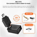 High Quality USB 2.0 AF to OTG Mini USB Adapter, Support 360 Degree Rotation, USB 2.0 AF